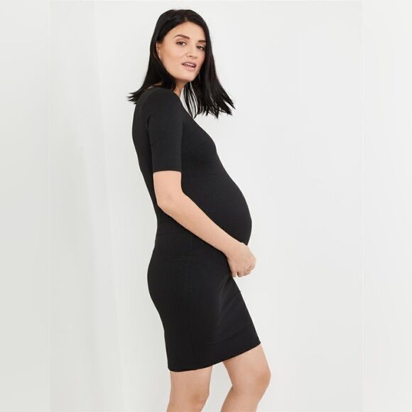 A Pea in the Pod Short Sleeve Elegant Sheath Pencil Dress Maternity Size XS - Picture 1 of 8